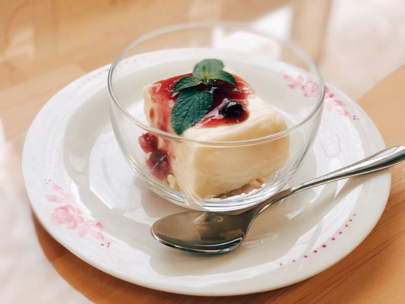 カフェあるこのチーズケーキ